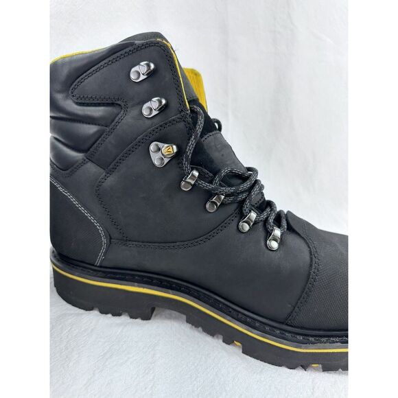 NEW MENS KEEN WORK 6' BOOTS F2413-18 UTILITY STEEL TOE WATERPROOF SIZE 15D - Picture 6 of 8
